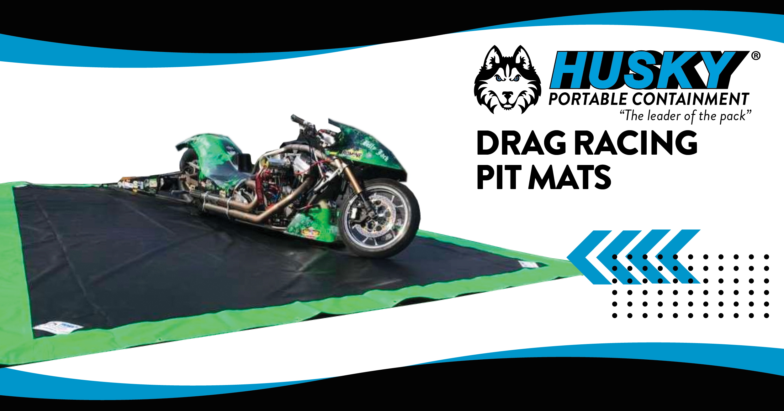 Husky® Drag Racing Pit Mats Durable FireResistant Options Husky