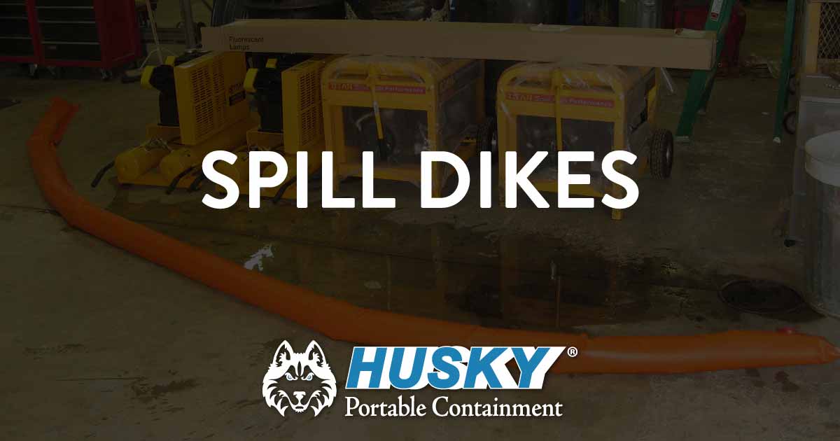 Water Dikes Husky Portable Containment