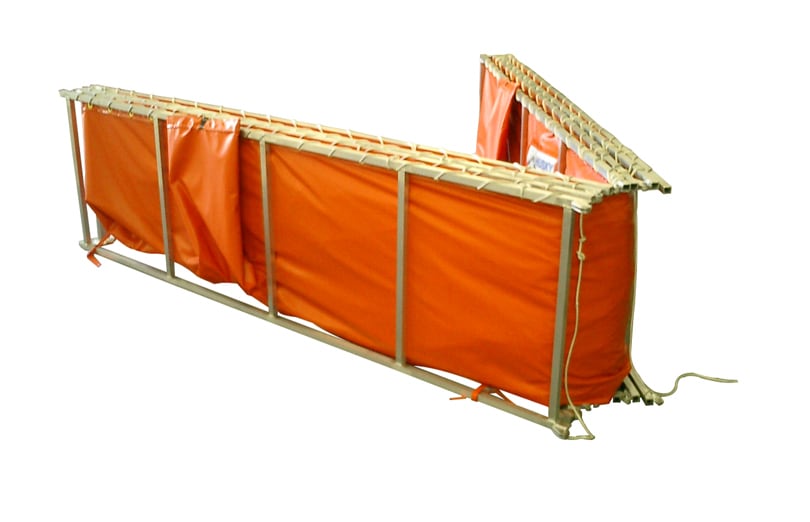 Orange Double Folding Frame Tank
