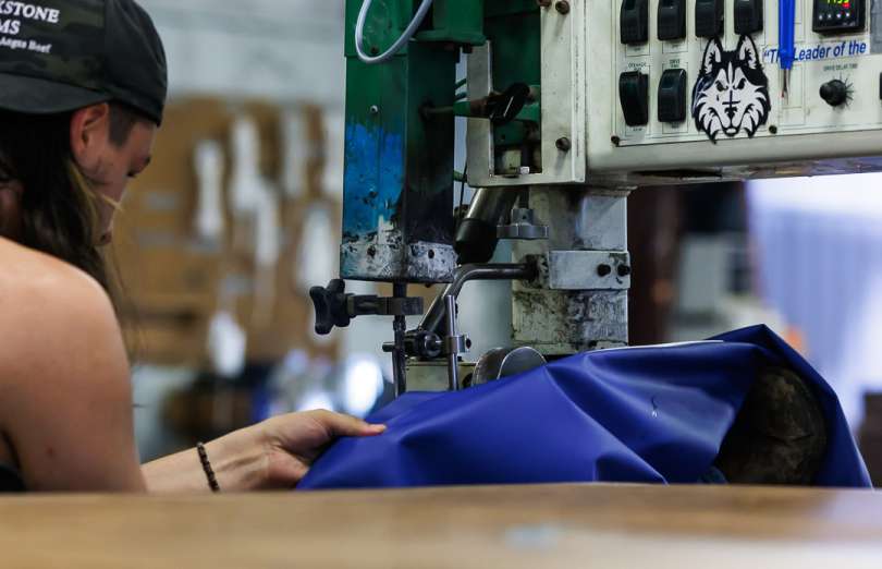 Husky Portable Containment custom fabric