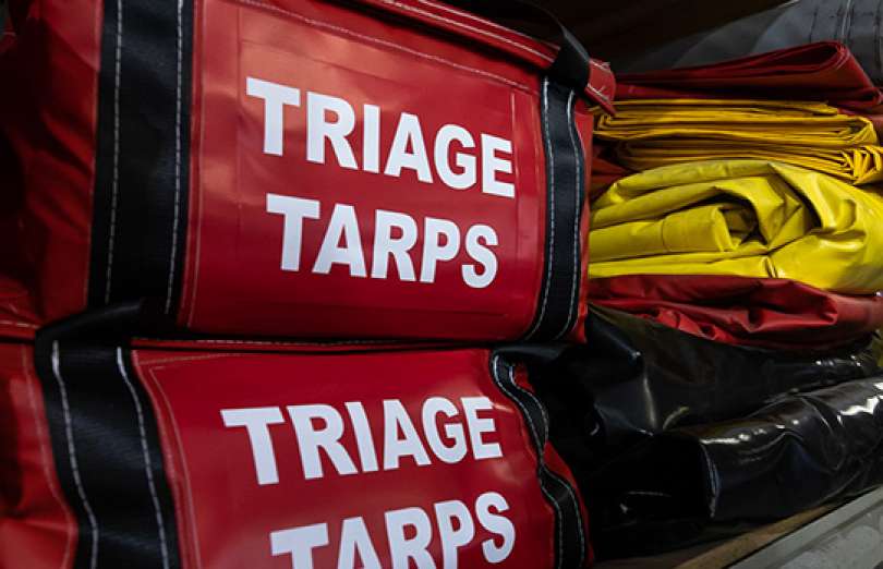 Triage Tarps by Husky Portable Containment