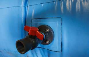 Husky Portable Containment potable water storage bladder