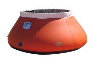 Orange Self-Supporting Frameless Tank