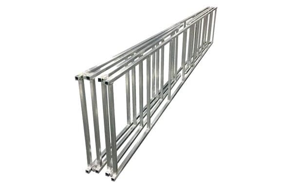 An Aluminum Frame for a folding tank