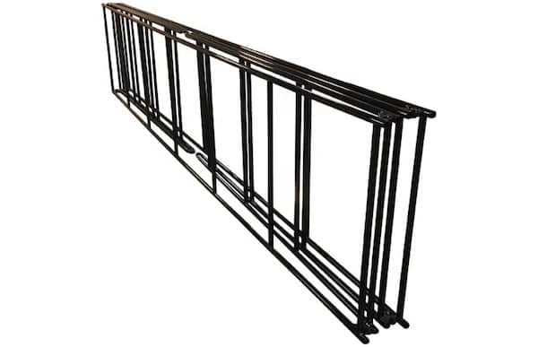 A Black Steel Frame for a folding tank