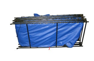 Blue Double Folding Frame Tank