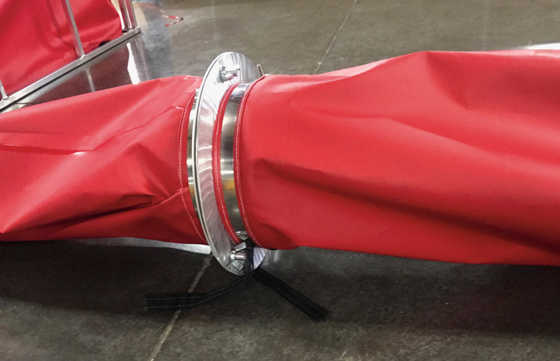 Husky Drain Connector in use