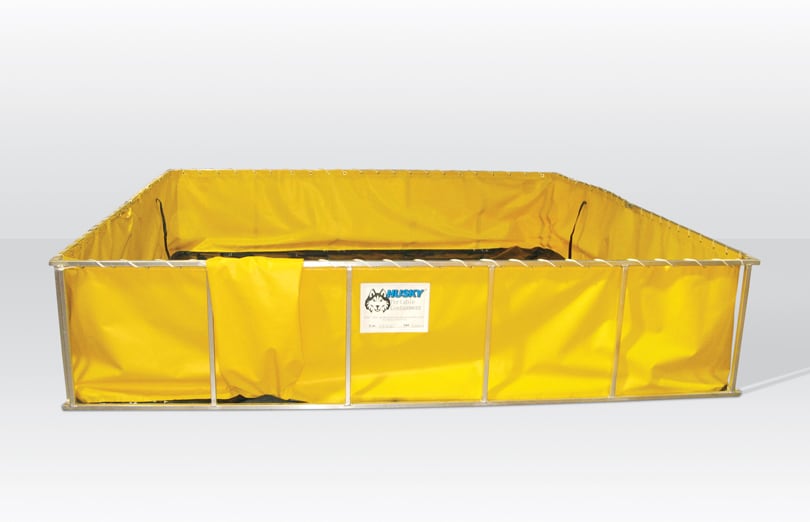 A Husky Leading Edge Tank set to standard full tank dementions