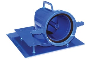 Low level strainer left view