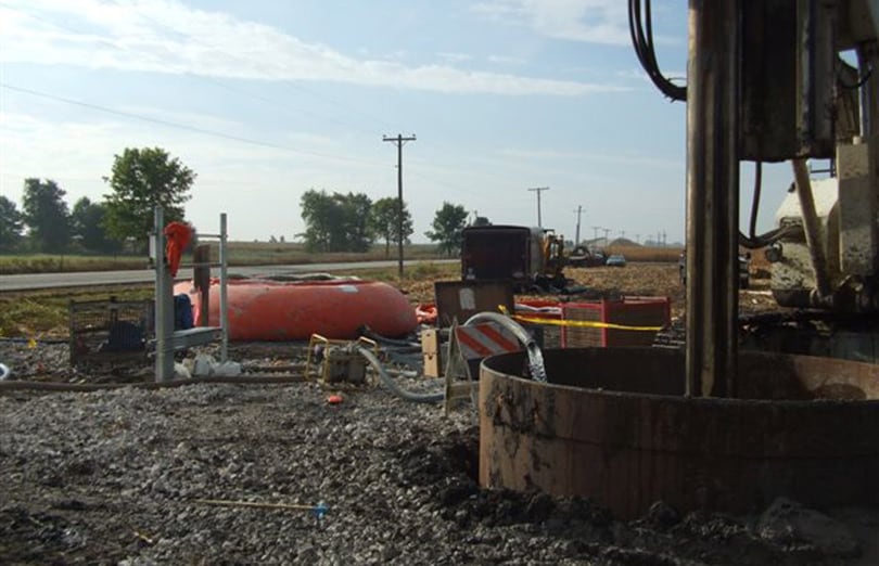 Husky Self Supporting tank on the job