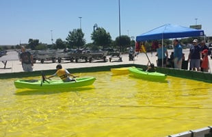 Aqua Tanks Custom made for kayak testing