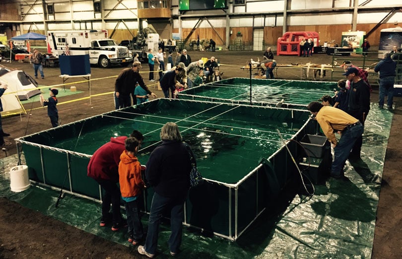 Kids day fishing
