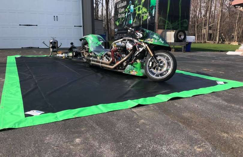 Custom Design Motorcycle Pit Mat - Completely Special Design for You a