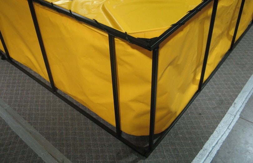 Our pinch free design makes it easy - and safe - to quickly fold and put away your tank