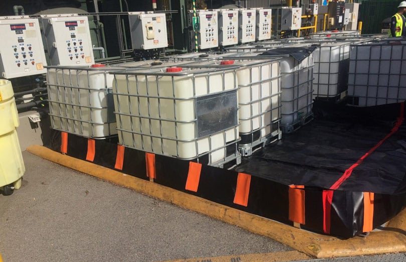 A Husky Patriot Berm in use