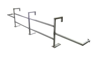 Another side of portable tank rack