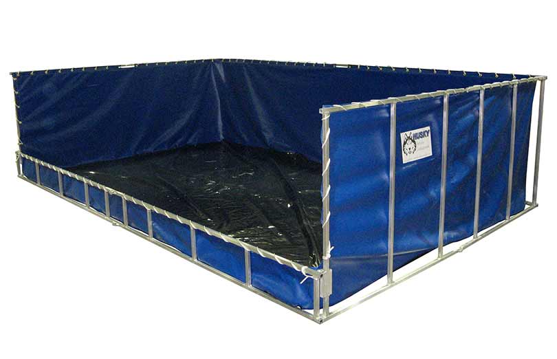 a Husky Portable Wash Bay