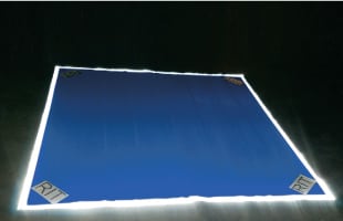 RIT tarp with reflective edge