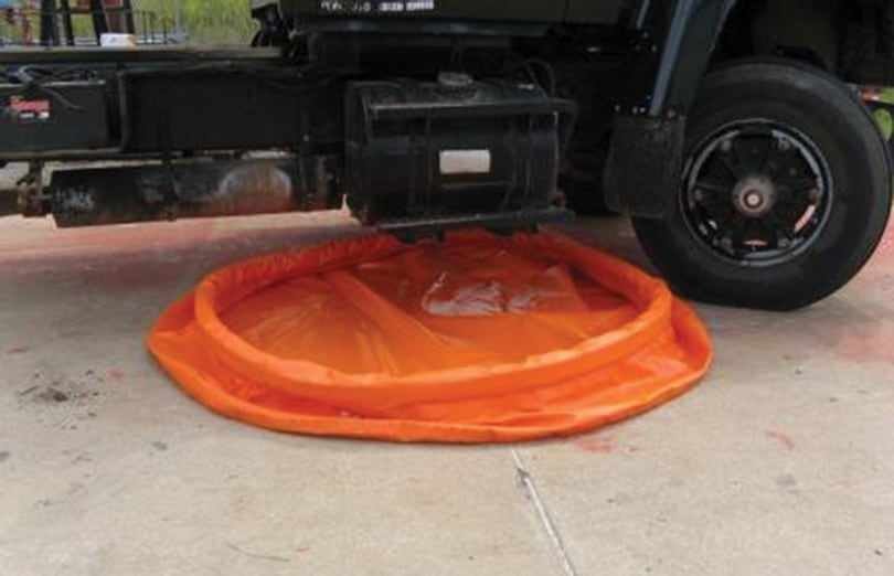 Self Supporting Decon Pool in use
