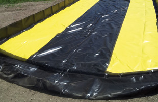 Close view of Husky tread pads