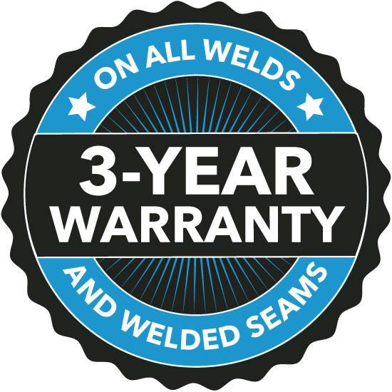 Husky Portable Containment offers a lifetime warranty on all welds