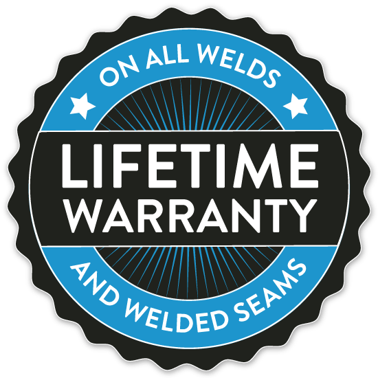 Husky® Portable Containment offers a lifetime warranty on all welds